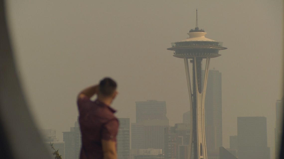 کاهش کیفیت هوای ونکوور به علت آتش سوزی