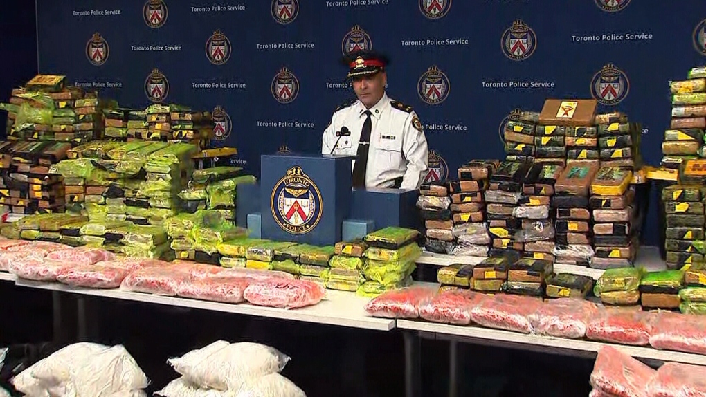 کشف بزرگترین محموله  مواد مخدر توسط پلیس تورنتو