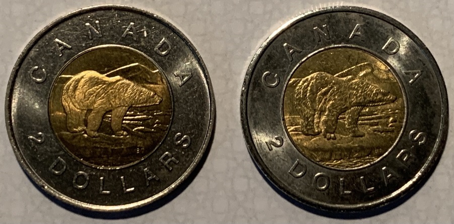 سکه های دو دلاری تقلبی  درانتاریو و کبک