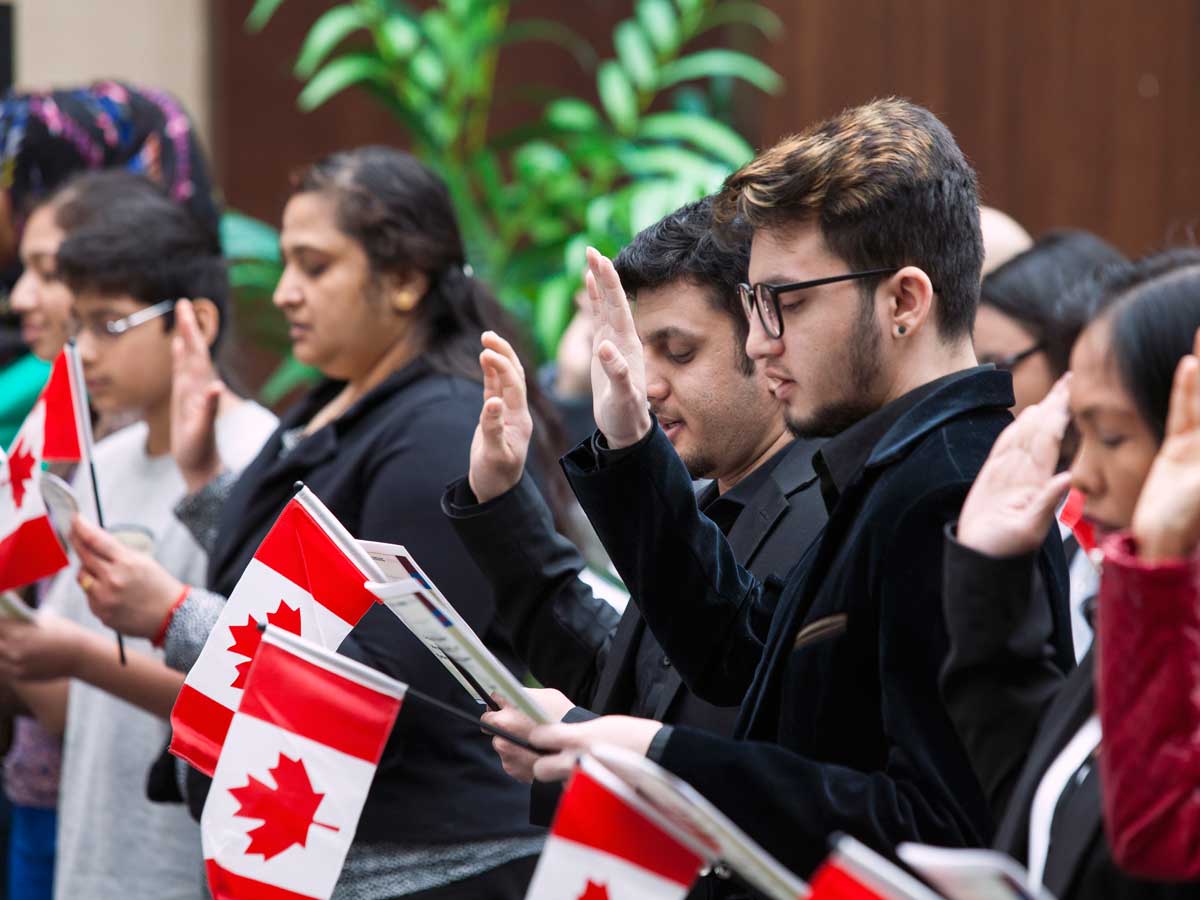 چهار نوع مراسم شهروندی کانادا